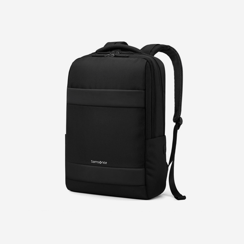 Nueva belleza（Samsonite）Bolso de computadora para hombres15.6Bolsa de viaje de mochila de Negocios de pulgada bolsa de cuaderno de Apple TX5Negro